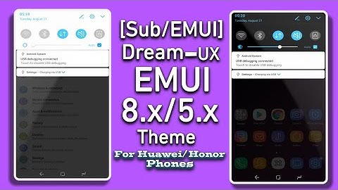 [Sub/EMUI] Dream-UX EMUI 8.x/ 5x Theme for Huawei and Honor phones