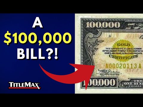 What is the largest dollar bill in circulation? - video from Title Max