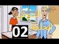 شلالي و بادي الحلقة 2 الثانية الدوش     02