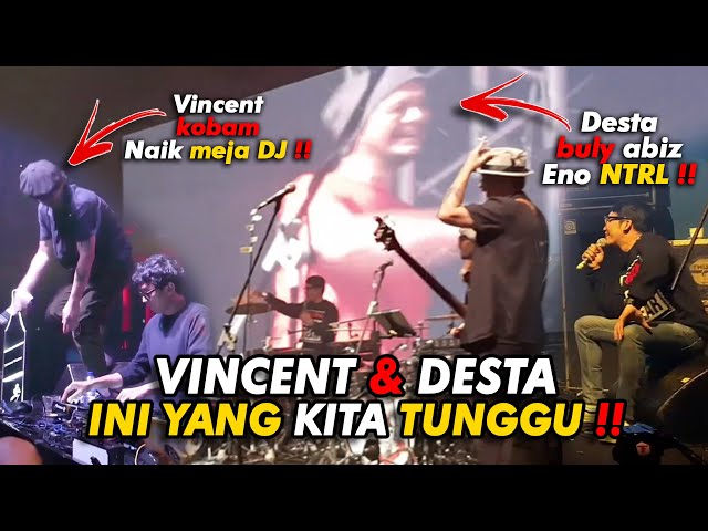 VINCENT LEBIH POPULER DARI ARIEL NOAH‼️ NO DEBAT💦 VINDES NGLEDEK ENO NETRAL SAAT KONSER🤣 class=