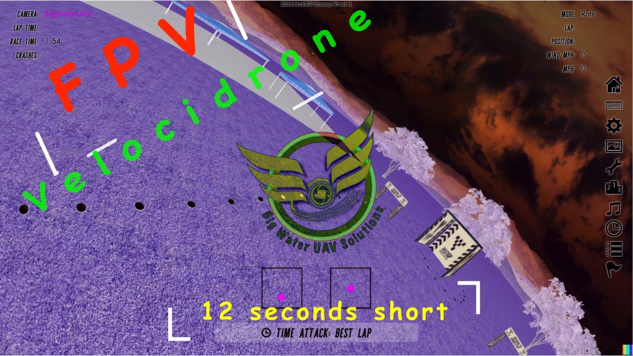 FPV Velocidrone - 12 seconds short