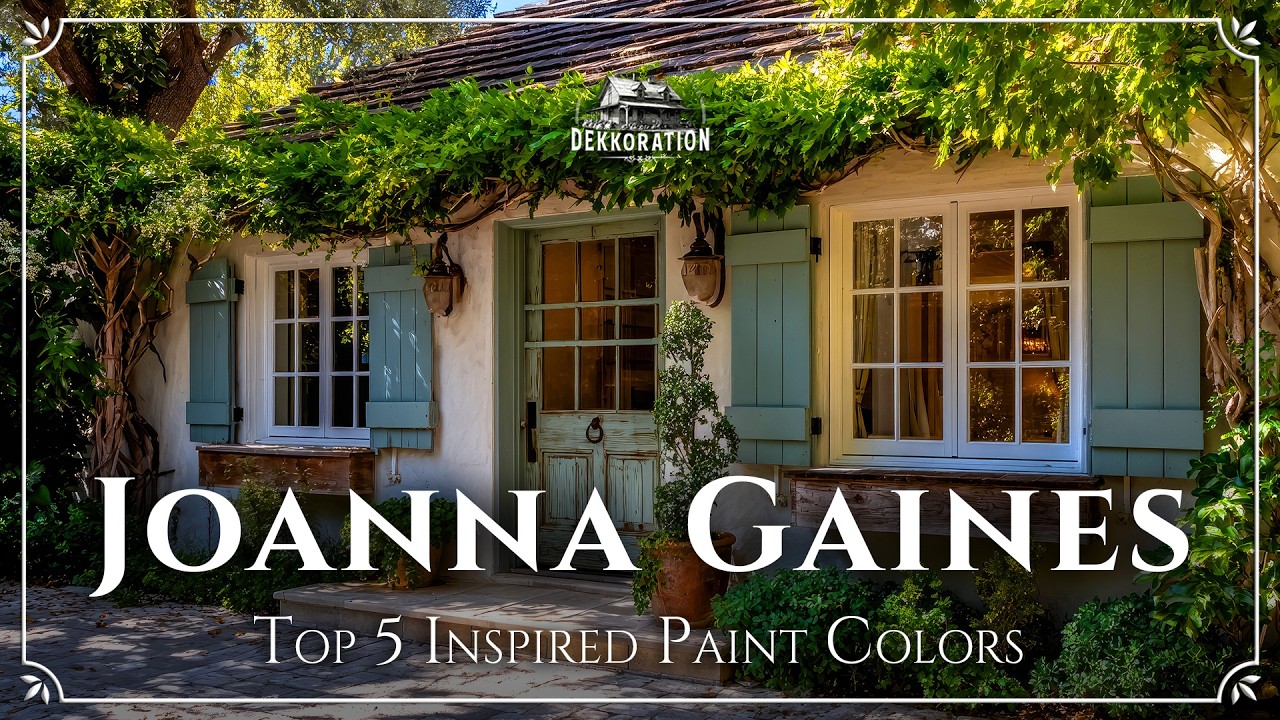 Joanna Gaines Favorite Wall Colors