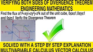 Verify Divergence Theorem On Both Sides Of A Cube Explained