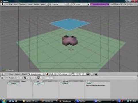BLENDER 2.46 FONCTIONS CLOTH ET COLLISION