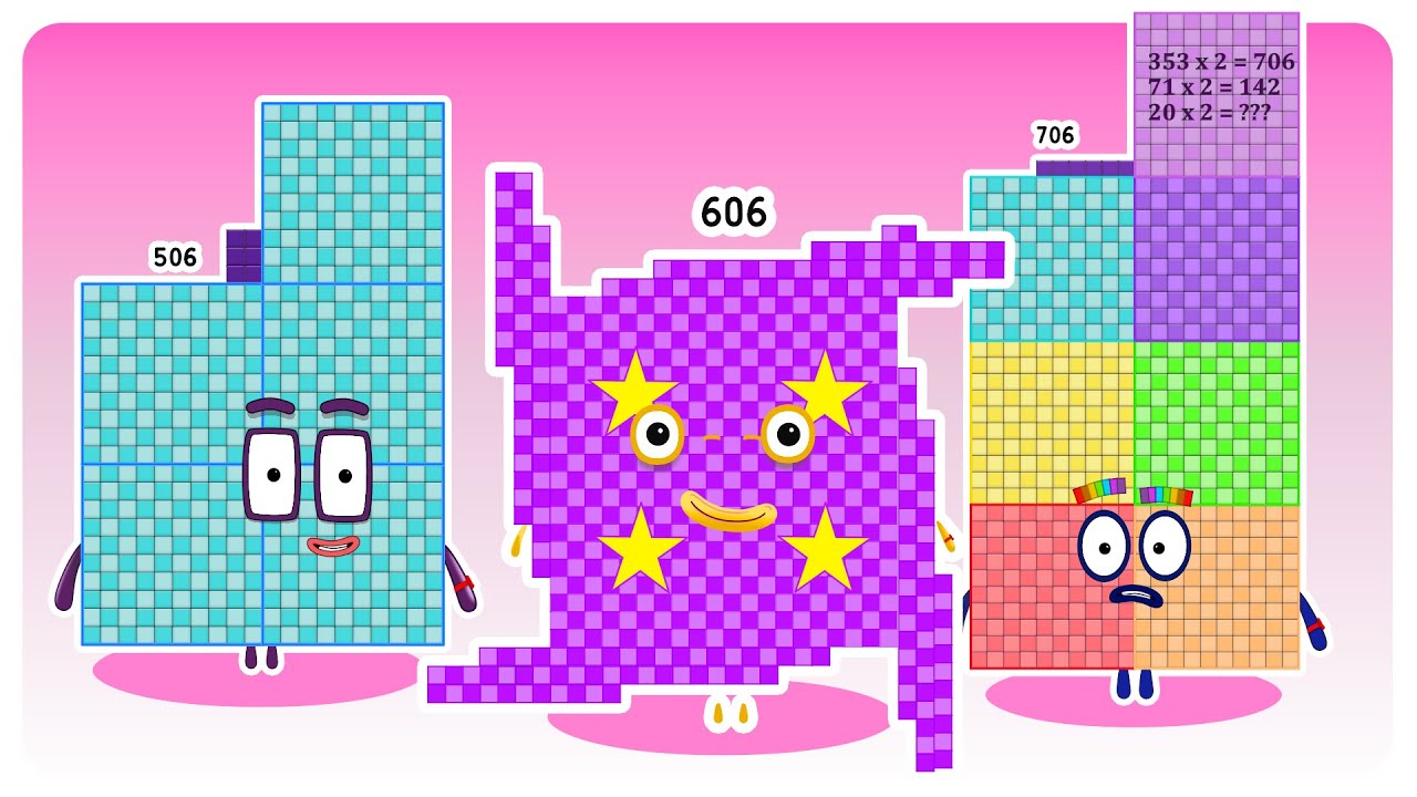 Sprunki OC Numberblocks 506, 606, 706 | Compilation Incredibox 