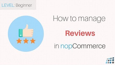 nopCommerce. Managing product reviews