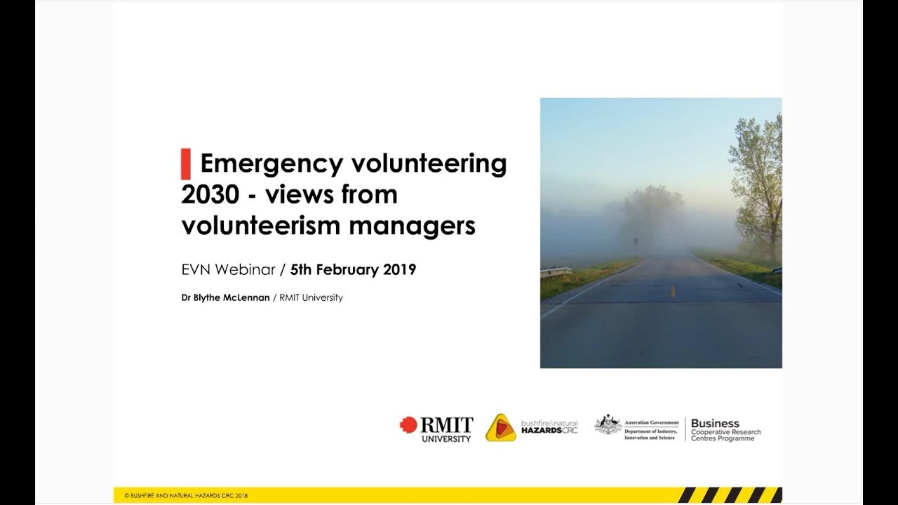 Emergency volunteering 2030 by Blythe McLennan