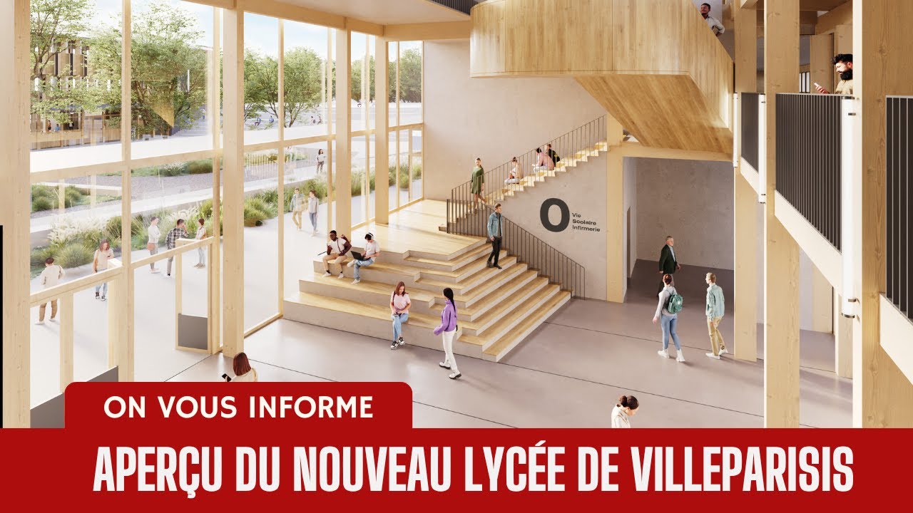 Présentation du futur lycée de Villeparisis !