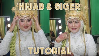 Tutorial Pasang Hijab &amp; Siger Pengantin