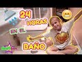 24 HORAS EN EL BAÑO!! PASO UN DÍA ENTERO EN EL BAÑO!! DANIELA DIVERTIGUAY