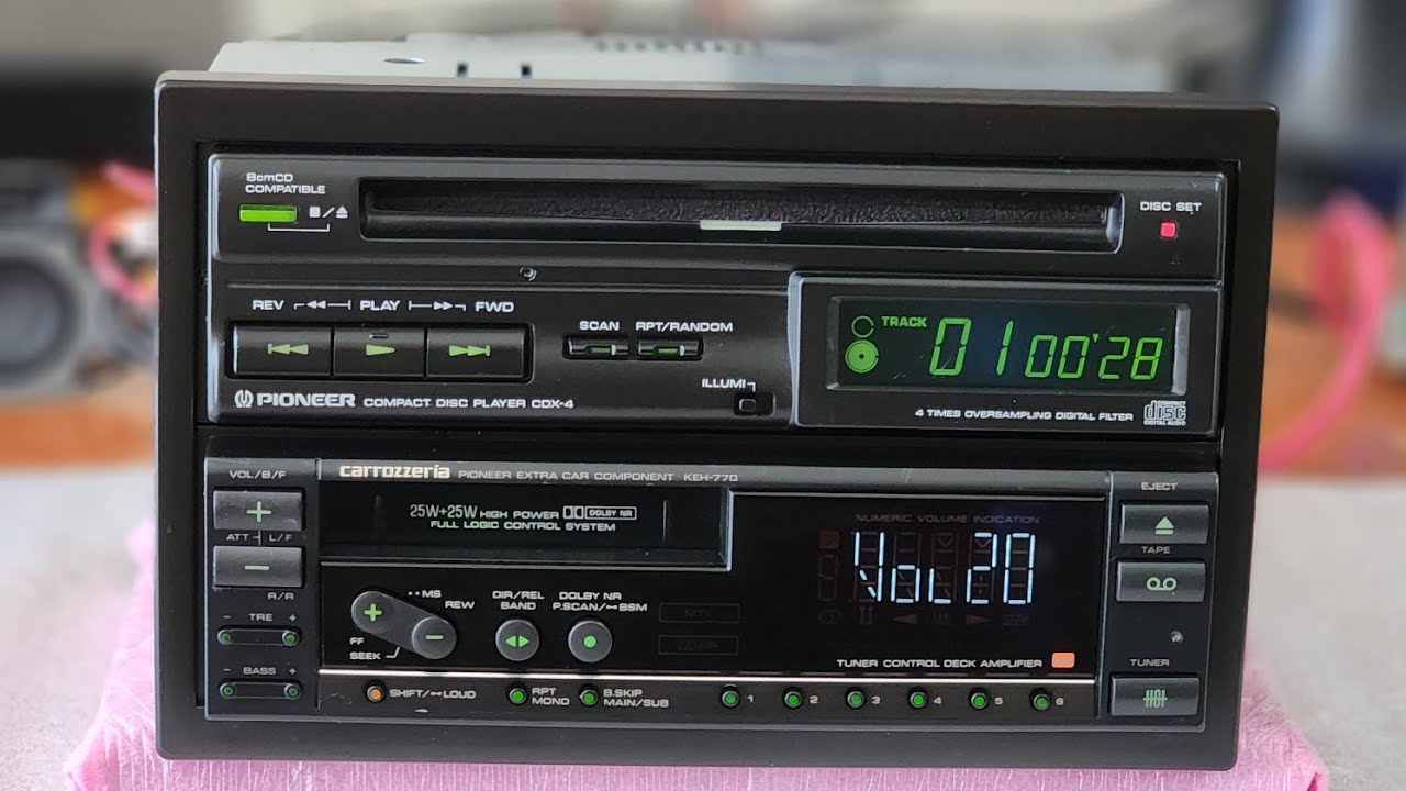 PİONEER CDX-4 KEH-770 NOSTALJİ RESİTAL ESKİ SERİ VİNTAGE MADE IN