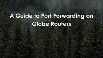 A Guide to Port Forwarding on Globe Routers