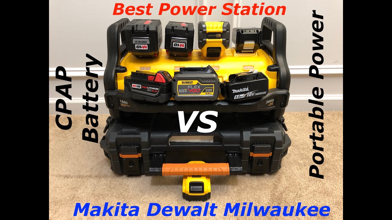 DeWalt PowerStation vs Makita DeWalt Milwaukee Power Station