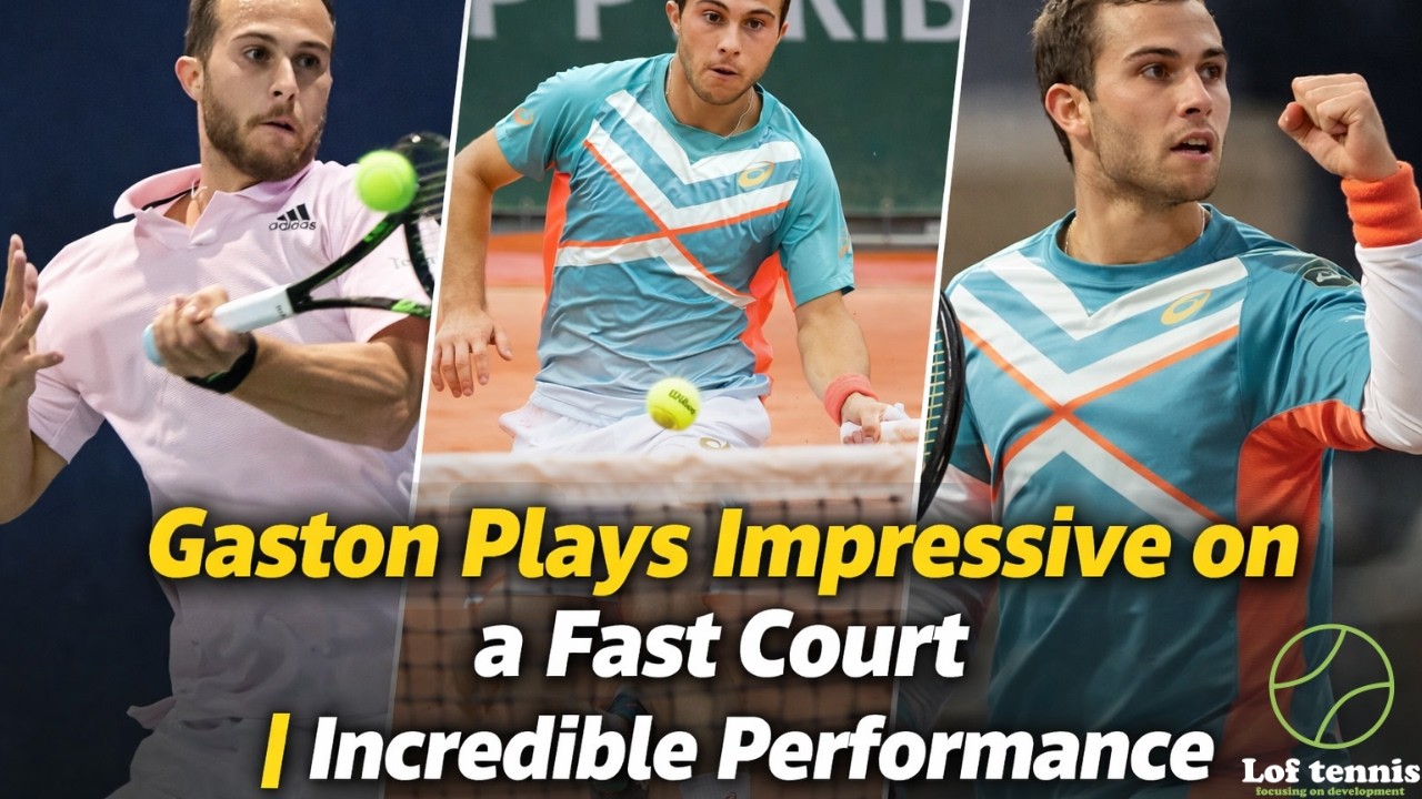 Gaston Plays Impressive on a Fast Court | Incredible Performance