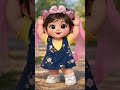 Cute baby girl dancing #kaavaalaa #jailer #song #aishorts #aivideo #cutebaby