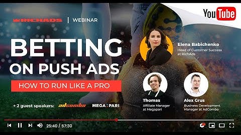[Webinar] Betting on push ads. How to run like a PRO – RichAds Webinar