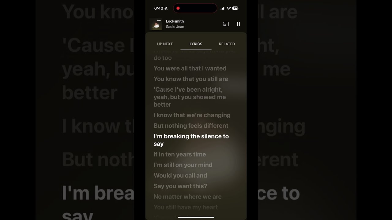 Locksmith Sadie Jean Lyrics Sadiejean