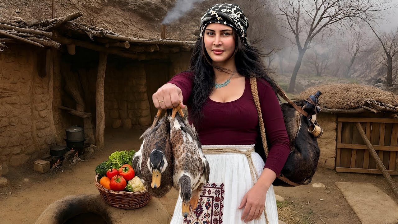Harvest Celebration: Traditional Fesenjan Cuisine in the Mountain Village