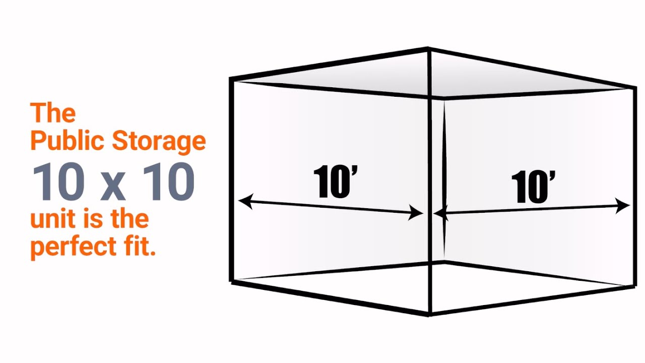 10x10 Units - How Big Is 10x10 Storage Unit?