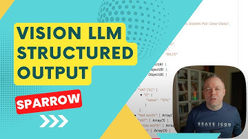 Vision LLM Structured Output with Sparrow