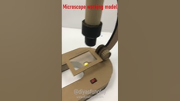 microscope working model shorts - #shorts - microscope project model