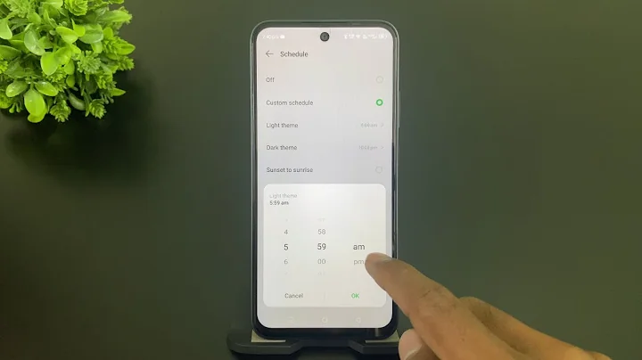 Infinix Note 30 me Dark mode schedule me kaise set Kare