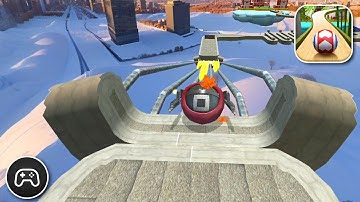 3D Rolling Ball Go - Gameplay Walkthrough Part 2 - Racing Game Levels 9-12 (iOS, Android)