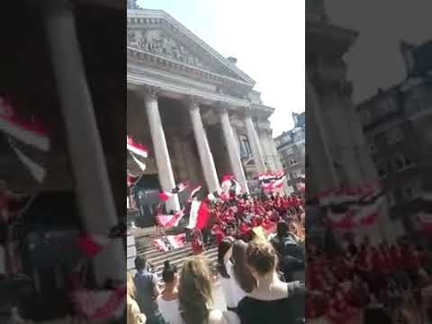 ماشي المدينة القديمة هادي هادي عاصمة بلجيكا بروكسيل جمهور الوداد المغاربة ديما فوووور