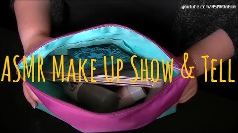 ASMR Make Up Show & Tell - Rummaging, whispering, tapping, sprayingasmr
