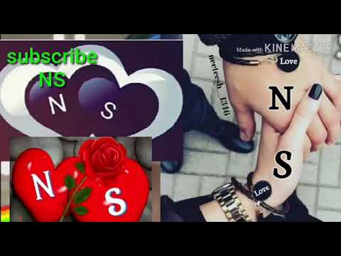 N S  letter   beautiful shayari ( Abhi voice )whatsapp status new video 2019