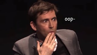 david tennant being...david tennant for a few more minutes