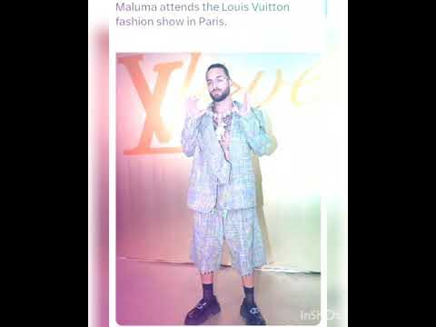 Maluma Gets Colorful for Pharrell's Louis Vuitton Debut Show in Paris – WWD