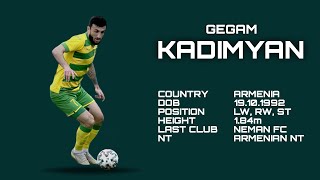 Gegam Kadimyan - Highlights Video - RW, LW, ST