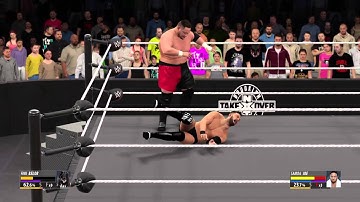 WWE 2K16 Samoa Joe Uranage reversal !!