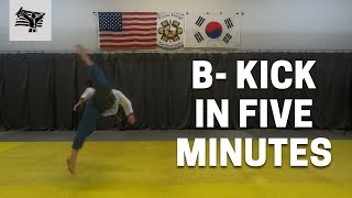 How to EASILY do a B-Kick | Poomsae with Master AJ