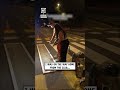Painted a pedestrian crossing on a night out 😲🚸🚧                             🎥: TikTok / ssarachadli
