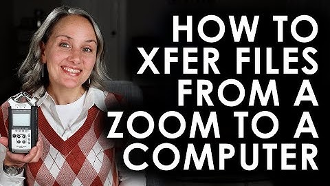 HOW TO TRANSFER FILES FROM A ZOOM TO A MAC - Connect Zoom To Mac -  Filmmaking 101