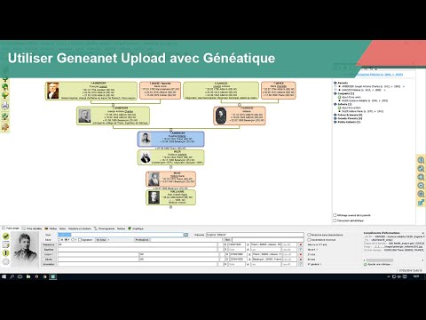 Utiliser Geneanet Upload avec Geneatique