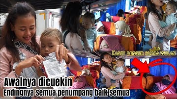 Awalnya dicuekin ternyata semua baik ngasih saweran Wulan ngamen dibus antar kota..!!!pengamen viral