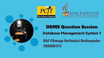 DataBase Task 33|1 st Year|Semester 01|Java Institute|Vihanga Nethmini