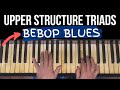 Bebop blues  upper struture triads