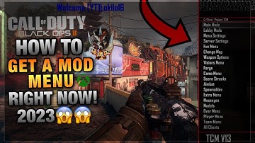 How to get a TCM V13 Mod Menu for Black Ops 2 Xbox Only