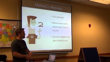 Adam Soucie - Stopping the XML RPC Hack