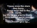 I WON&#39;T GIVE UP (Lyrics) - JASON MRAZ