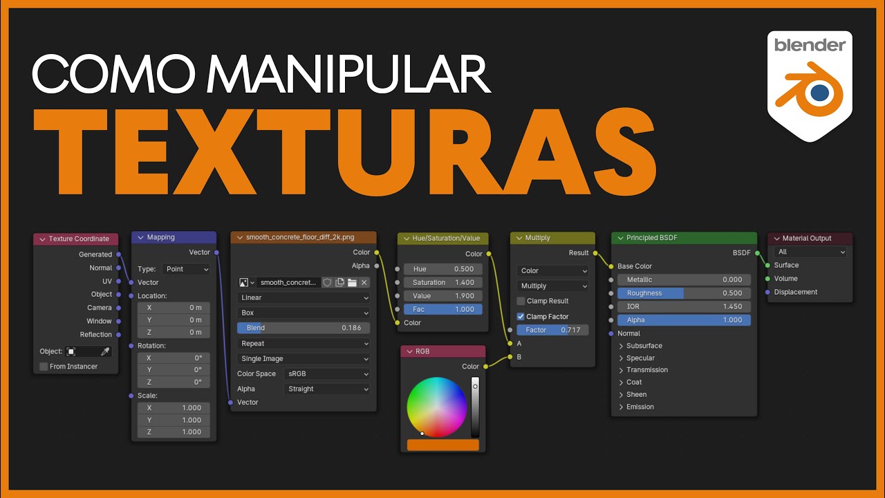 Como MANIPULAR TEXTURAS no Blender 3D (Útil demais!!!) - YouTube