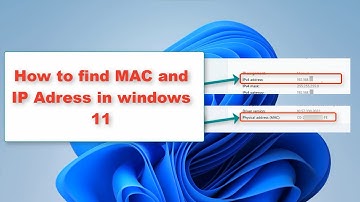 How to Find MAC Address and IP address on Windows 11. #windows11