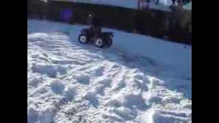 Yamaha Kodiak 400 4x4 snow, just fun!