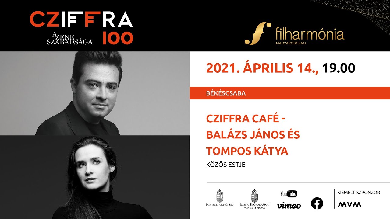 Live stream - Balázs János és Tompos Kátya közös estje