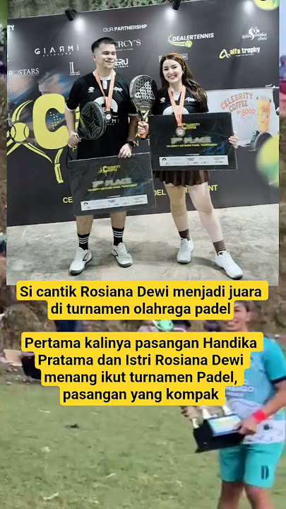 Rosiana Dewi artis cantik olahraga padel