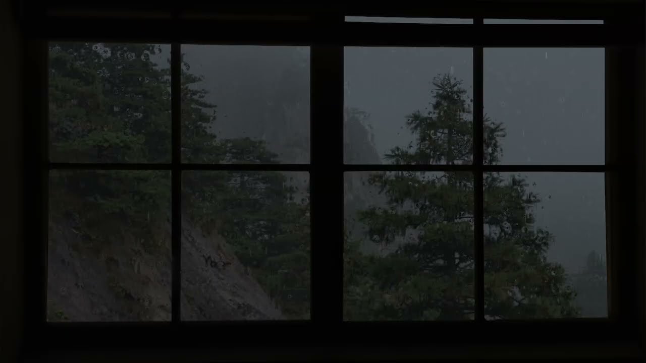 Pure rain sounds to reset your anxious mind - A natural lullaby that blocks out noise